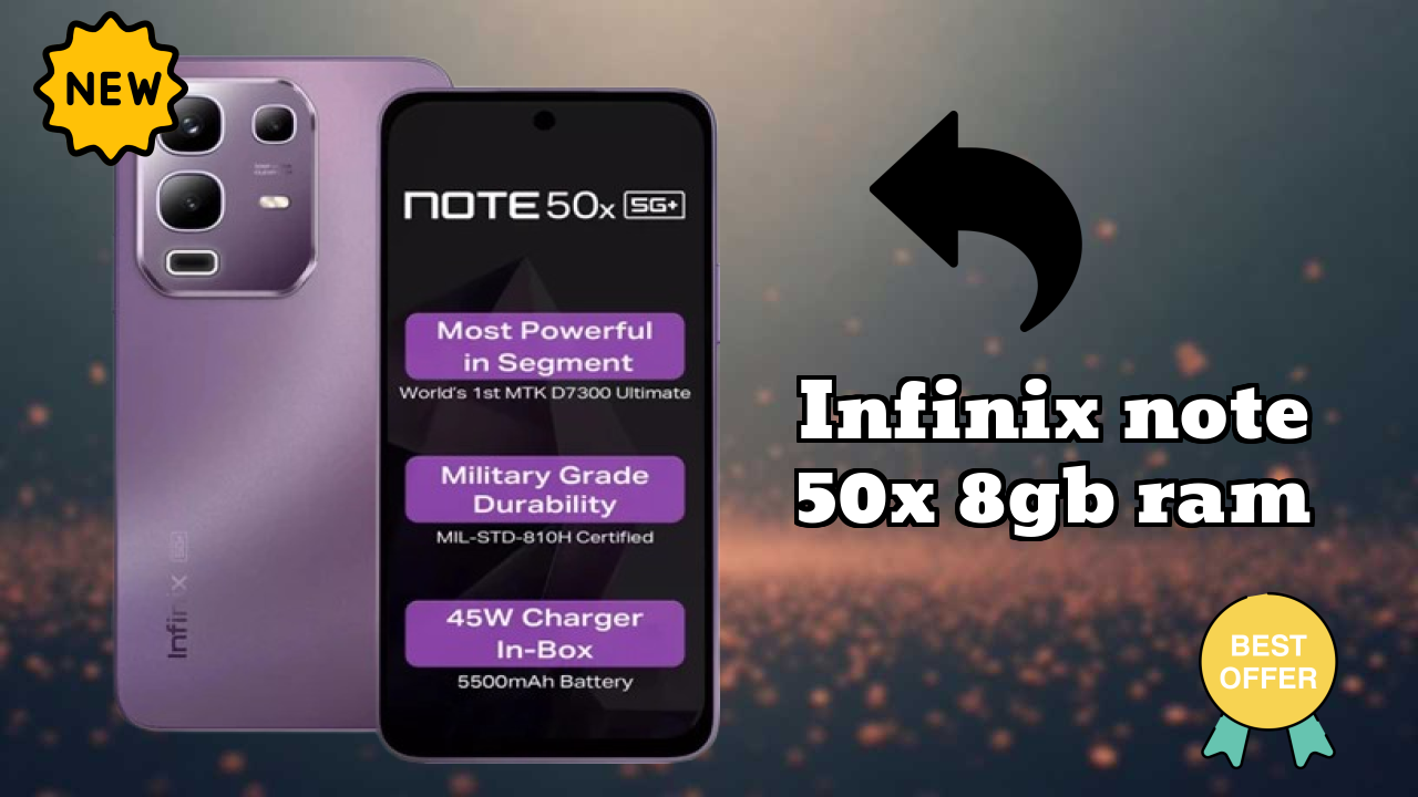 Infinix Note 50X 8GB RAM at ₹12,339 - Best Deal Available Right Now