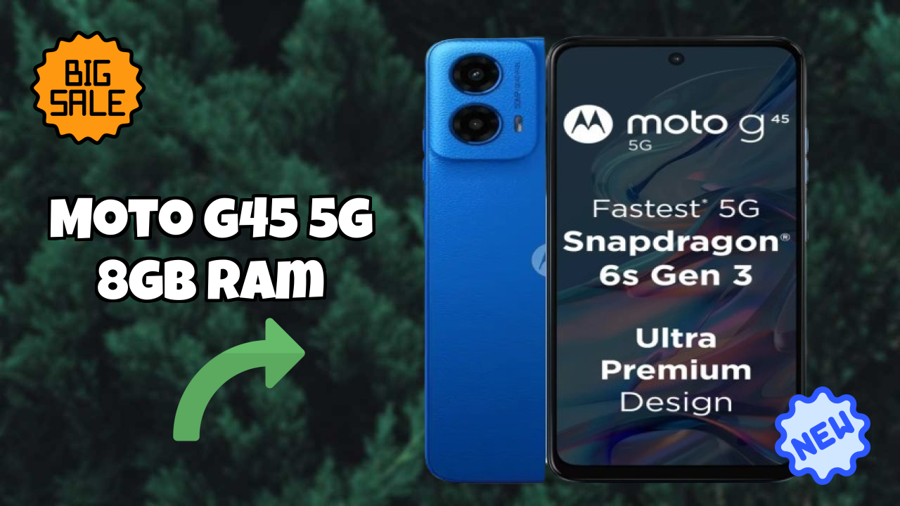 Moto G45 5G 8GB RAM at ₹12,180 - Is It Worth Buying?