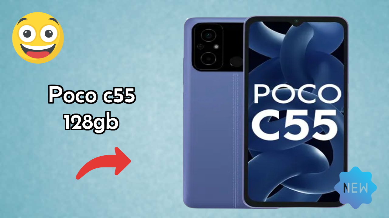 POCO C55 128GB Display Technology: IPS LCD Quality