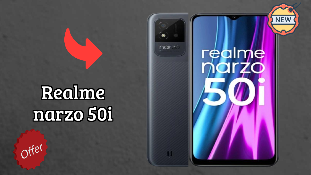 Realme Narzo 50i Display Quality: 6.5 Inches (16.51 Cm) Screen