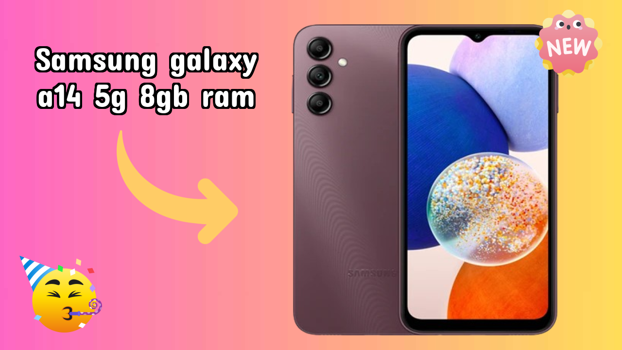 Samsung Galaxy A14 5G 8GB RAM Battery Life: 5000 MAh Charging Speed