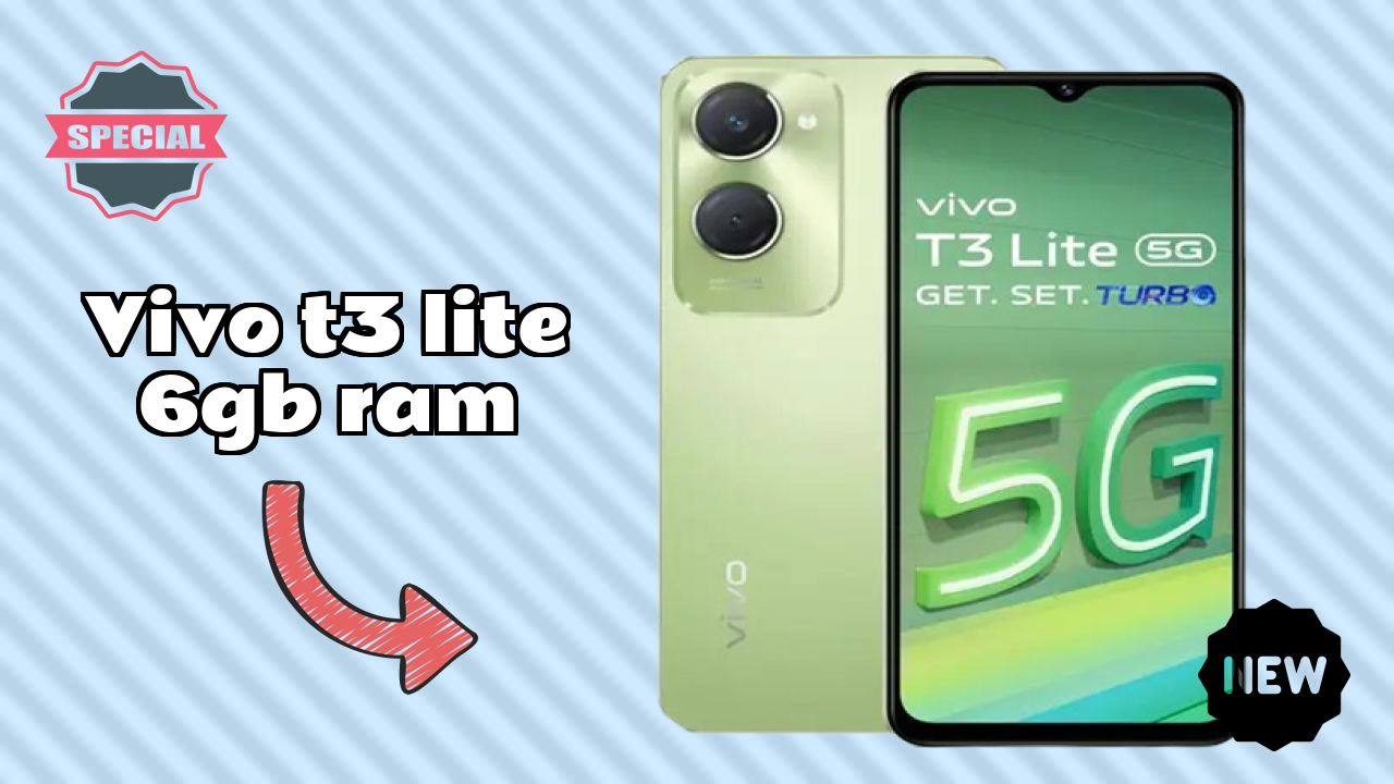 Vivo T3 Lite 6GB RAM at ₹11,499 - Best Features Highlighted